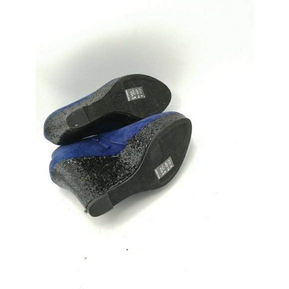 Michael Antonio Cane Ankle Boot Wedge Glitter Heel Women's US 6 - Picture 6 of 12